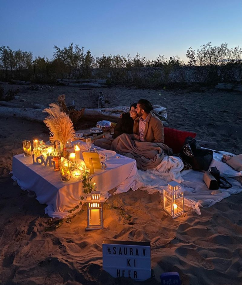 Love at first sight package set up